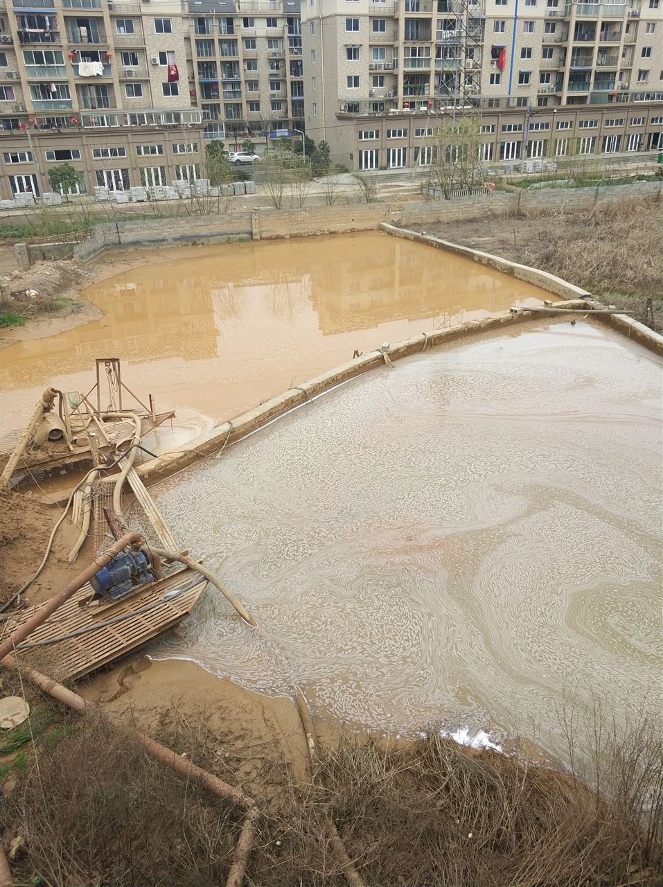 环翠沉淀池淤泥清理-厂区废水池淤泥清淤